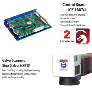 เครื่องสลักเครื่องหมายด้วยเลเซอร์ความเร็วสูง Ezcad2สำหรับชิ้นส่วนยานยนต์ - Product Image 4