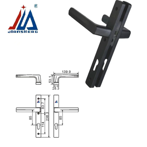 <span class=keywords><strong>Maniglia</strong></span> per <span class=keywords><strong>Porta</strong></span> da Patio Antifurto, Serratura a Doppia Faccia 85mm, Leva con Chiave per <span class=keywords><strong>Porta</strong></span> a Battente in Alluminio a Taglio Termico, Sicurezza Bambini - Product Image 3