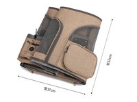 Populaire Résistant À L'eau Respirant Maille Conception Multifonctionnel Pet Carrier Sac À Dos Sac Chien Chat Sac Avec Roues Détachables