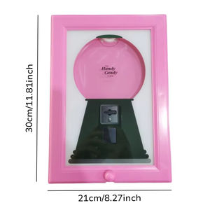 Dispensador de Dulces con Marco de Fotos, Exhibidor de Golosinas para Oficina, Idea de Regalo, Máquina de Chicles de Pared, Máquina de Dulces Vintage con Marco Divertido - Product Image 3
