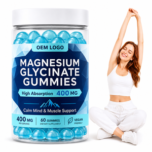 Servicio OEM Integral Gestionado por HACCP, Gomitas de Glicinato de Magnesio Sin Azúcar para Hombres y Mujeres, para la Salud Nerviosa y la Calma Nocturna - Product Image 1