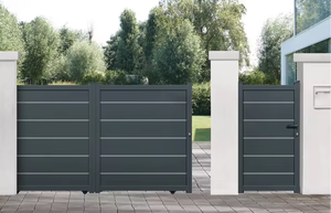 Panneau mural cannelé Corey WPC, imperméable, 3D, écologique, décoration murale intérieure pour chantier et maison - Product Image 4