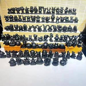 Sculture di Poké Ball in Ossidiana all'Ingrosso, Stile Cartone Animato Lucidato, Mew Mewtwo <span class=keywords><strong>Pikachu</strong></span>, Pietre Curative per Regali - Product Image 1