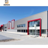 Edificio Metálico Prefabricado Ligero pero Robusto, Estructura de Acero, Taller, Almacén para Proyectos de Fabricación Ligera