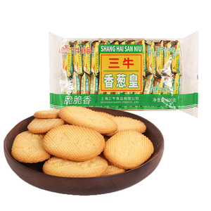 Sanniu Xiang Cong Huang Süße Zwiebel-Geschmack Cracker Kekse Großhandel Snacks Kekshersteller 500g Exotische Snacks Gebäck - Product Image 1
