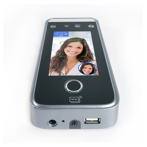 Caméra de reconnaissance faciale IA, lecteur de code QR, contrôle d'accès biométrique par reconnaissance faciale, enregistrement du temps, horloge de pointage par empreinte digitale - Product Image 2