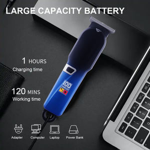 <span class=keywords><strong>Tondeuse</strong></span> à cheveux de coiffeur électrique rechargeable professionnelle pour hommes affichage à LED <span class=keywords><strong>tondeuse</strong></span> à cheveux - Product Image 5
