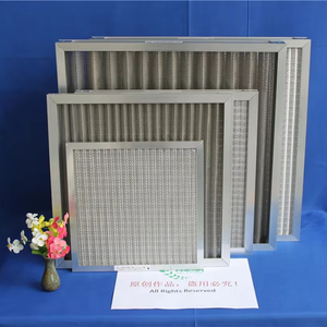 Tùy Chỉnh Công Nghiệp Trung Bình Kim Loại Lưới Bảng Điều Chỉnh Lọc Đồng Bằng Dệt Crimped Lưới Bộ Lọc Trước Mới Eu2 Lớp Hiệu Quả 95% - Product Image 1