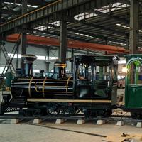 Train électrique en métal éducatif pour l'utilisation de jardin Système de piste et de roue reconfigurable Équipement de jeu en plein air