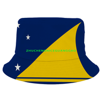 Chapeau de pêcheur avec drapeau de Sainte-Kitts-et-Névis pour femmes et hommes, chapeau patriotique, casquette d'été pour voyage, plage, pêche