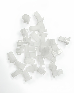 Carcasa de Conector Hembra para Motocicleta de Plástico Blanco (Tipo Serie RB) - Product Image 1