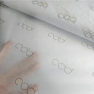 Papel para envolver regalos con logotipo personalizado, papel de seda para ropa