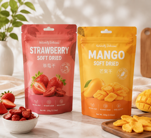 Fournisseur de sacs refermables personnalisés en PE/Mylar de qualité alimentaire pour l'emballage de gâteaux et de nourriture pour bébés - Product Image 1