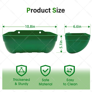 Hot bán động vật trung chuyển gia cầm ăn máng trung chuyển với clip cho gà vịt dê cừu - Product Image 3