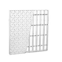 Caillebotis peint résistant à la corrosion fabriqué haute plate-forme de plancher composite en acier au carbone durable personnalisé