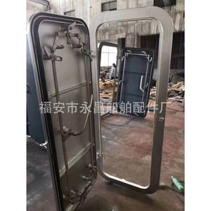 Fenêtre de porte marine en acier au carbone à ouverture rapide à poignée unique, étanche et résistante aux intempéries, traitement rapide, quincaillerie marine - Product Image 1