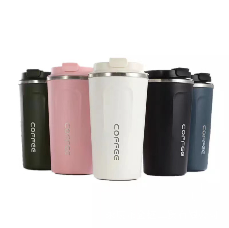 380ml 510ml Eco-friendly Double Walled Stainless Steel Travel Coffee Mug Vacuum Insulated Reusable Coffee Tumbler Cup