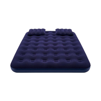 Matelas Gonflable Convertible Moderne Ultra-épais pour Camping, Extérieur, Parc, Lit d'Appoint avec Oreiller, pour Deux Personnes, Maison, Salon