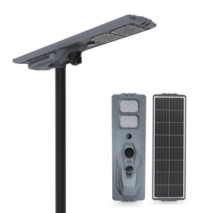ไฟถนนพลังงานแสงอาทิตย์พร้อมกล้อง4MP 4G WiFi กลางแจ้งตรวจสอบพลังงานแสงอาทิตย์100W 200W 300W 400W กล้องวงจรปิดไร้สาย - Product Image 1