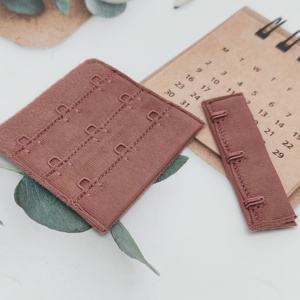 Fermeture arrière à crochets et œillets 3x3 57mm – Fermeture personnalisée pour la confection de soutiens-gorge, accessoires vestimentaires, attaches pour vêtements - Product Image 5
