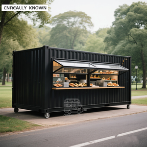 บาร์คอนเทนเนอร์ขนส่งสินค้าพร้อมครัวสำหรับใช้งานกลางแจ้งและบาร์ชายหาด คอนเทนเนอร์ร้านกาแฟ ซุ้มขายอาหาร - Product Image 6
