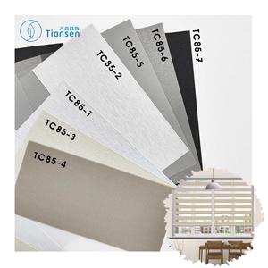Persiana <span class=keywords><strong>enrollable</strong></span> de doble capa Transparente y <span class=keywords><strong>opaco</strong></span> Pantalla de reciclaje de privacidad Persiana <span class=keywords><strong>enrollable</strong></span> Fácil de instalar - Product Image 1