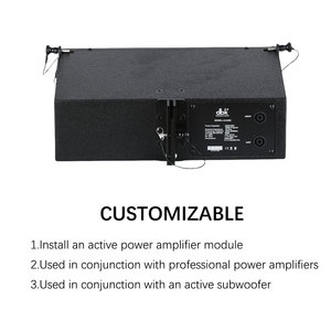 Altavoces de matriz de línea de rango completo dual de 5 pulgadas, sistema PA con bocina de imán de neodimio completo, altavoz de matriz de línea profesional para escenario - Product Image 4