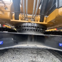 Excavatrice sur chenilles CAT345 d'occasion à couple élevé, 45 tonnes, super performance, usage intensif avec godet renforcé pour l'extraction en carrière ouvert