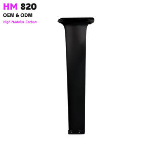 เสาคาร์บอนโมดูลัสสูงพิเศษ 820 มม. แกนเสาคาร์บอน 82 ซม. พร้อมฟอยล์พาวเวอร์แฟตตี้ สำหรับอุปกรณ์กีฬาทางน้ำและเล่นเซิร์ฟ - Product Image 1