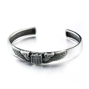 SSG-007 acier soldat guerre mondiale <span class=keywords><strong>II</strong></span> en acier inoxydable hommes viking punk bracelet bracelet bijoux de charme classique pour comme cadeau - Product Image 1