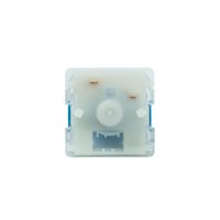 Interrupteur mécanique GATERON KS-33 Low Profile 3.0 bleu, 60g, 5 broches, RGB, pour clavier gaming DIY personnalisé, fond blanc