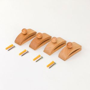 Tapestry Quilt Hanger With Wood Closet Tidying Includes Selfadhesive Pads and Mounting Screws for Wardrobe Organization - Product Image 2