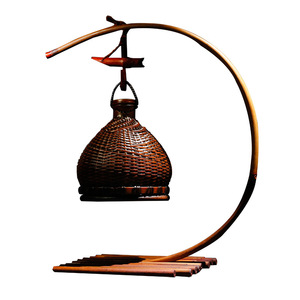 Bamboo Incense Burner Hand Made Indoor Aromatic Decor Coil Incense Holder Home Decoration Gift - Product Image 5