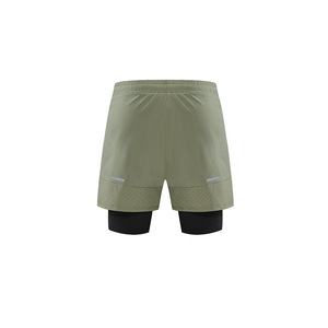 Shorts de sport <span class=keywords><strong>pour</strong></span> homme, taille élastique mi-haute, couleur unie, polyester respirant, séchage rapide, <span class=keywords><strong>pour</strong></span> l'entraînement de basketball estival - Product Image 3