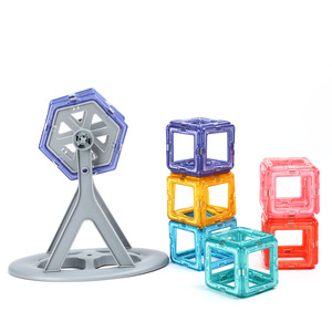 Nuevos <span class=keywords><strong>Bloques</strong></span> de Construcción Magnéticos, <span class=keywords><strong>Bloques</strong></span> Magnéticos Tipo <span class=keywords><strong>Minecraft</strong></span>, Set de Viaje para Niños de 3 a 12 Años, Certificados, Piezas Inteligentes - Product Image 2