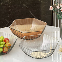 Assiette à fruits classique réutilisable en PET, plateau à collation facile à nettoyer pour bonbons, fruits secs, noix, idéal pour la table basse du salon