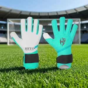 Gants de gardien de but de football au design unique, fournisseur direct d'usine, paume avant en Giga Latex, dos en mousse haute densité, personnalisables - Product Image 3