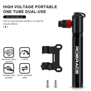 <span class=keywords><strong>Pompe</strong></span> à vélo RIDERACE <span class=keywords><strong>CO2</strong></span> double usage, mini <span class=keywords><strong>pompe</strong></span> portable pratique 110 PSI AV/FV, <span class=keywords><strong>pompe</strong></span> à vélo de route <span class=keywords><strong>VTT</strong></span>, <span class=keywords><strong>pompe</strong></span> à pneus en alliage d'aluminium - Product Image 2