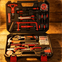 Marteau à griffes et tournevis de précision, ensemble d'outils à main combinés de 43 pièces pour bricoleur