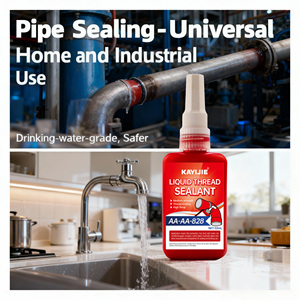 PTFE Líquido <span class=keywords><strong>de</strong></span> un Componente para Sistemas <span class=keywords><strong>de</strong></span> Agua en Tuberías contra Incendios, Sellador <span class=keywords><strong>de</strong></span> Roscas Líquido para Aceite, Pegamento para Tuberías, Sellador Adhesivo para Construcción - Product Image 4