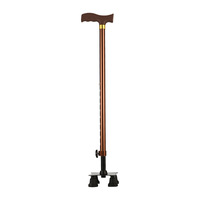 Béquille de mise à niveau de nouvelle génération pour handicapés Bâton de marche à réglage de la hauteur béquille à quatre pattes