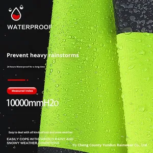 Nhà máy cung cấp trực tiếp YD thương hiệu tốc độ cao cứu hộ phản quang ANSI Lớp 1 En ISO 20471 chứng nhận Áo Mưa Bộ hàng không - Product Image 3