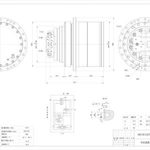 Motor de Desplazamiento Final para Excavadora Belparts TM35VL GM35VL YN15V00007F1 para KOBELCO YN15V00007F1 - Product Image 6