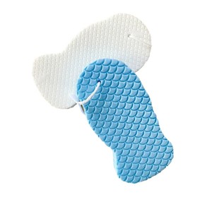 Esponja de baño indolora para bebés con diseño de pez, PVA suave para niños y bebés - Product Image 3