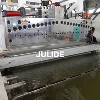 Xxxn JULIDE POE Máquina Extrusora de Colchones de Polímero, Línea de Producción de Extrusión de Láminas de EVA+Aditivos, Extrusión de Película WPC, Filamento, Núcleo de Alambre