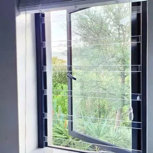 Poteau en plastique de feuille de polycarbonate de sécurité pour barre de fenêtre