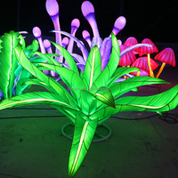 Lanterne à fleurs, lumières de nuit LED, cadre en acier résistant à la corrosion, étanche, résistant au soleil et à la neige, pour le festival des lanternes, nouvel an chinois