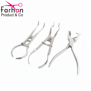3 Pcs Pince à poinçonner en caoutchouc pour dentiste Pince d'endodontie Instruments orthodontiques - Product Image 1