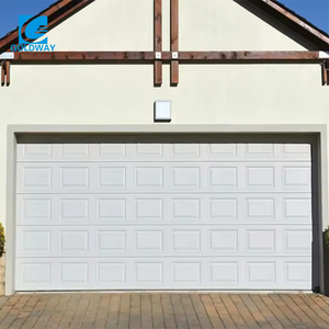 <span class=keywords><strong>Porte</strong></span> <span class=keywords><strong>de</strong></span> <span class=keywords><strong>garage</strong></span> <span class=keywords><strong>sectionnelle</strong></span> automatique, construction en <span class=keywords><strong>acier</strong></span> moderne, panneaux doublement isolés, quincaillerie durable, sûre, pratique, utilisation en extérieur - Product Image 6