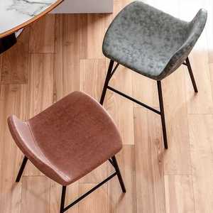 Factory Direct Sale Modern Design Metal Legs <b>Retro</b> <b>Chair</b> Industrial Style Cafe PU Leather High Bar Stools - Product Image 5